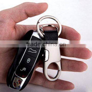 Metal Leather Waist Hanging Keychain Keyring Key Ring Chain Men Key Manufacture