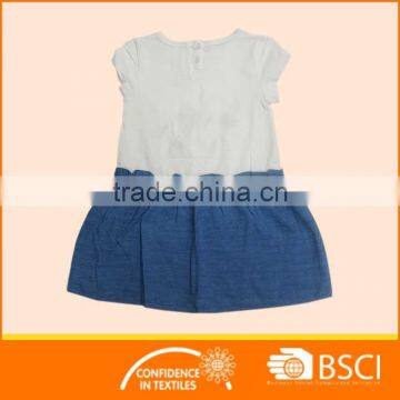 Children Wear Floral Cotton Baby Girl Dress photo-2