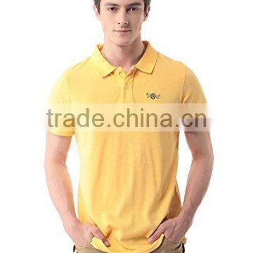 Men's Casual Classic Pure Cotton Solid Golf Short Sleeve Polo Shirt photo-4