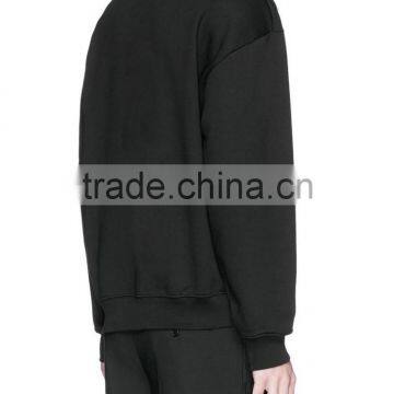 Irregular Print Pattern Casual Thicken Fleece Sweater Oversized Sweatshirt photo-4