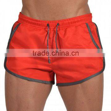 Mens Polyester Gym Workout Shorts Sexy Sport Shorts photo-4