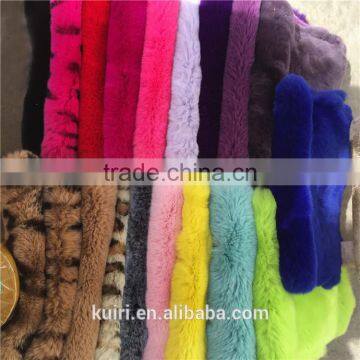 Natural Real Rex Rabbit Fur Plate Pelt Skin for Trim/Rex Rabbit Fur Skin Tanned Rabbit Fur Skin photo-3