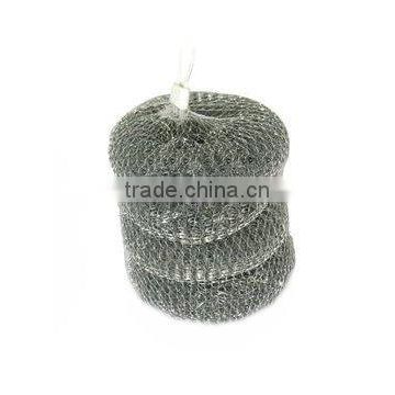 stainless steel or zinc-coated steel scourer