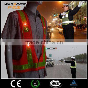 Nice Material LED Shirt Vest High Visibility Safe for Night Cleaning photo-2