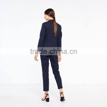 New Fashion Italian Collars Edging Trim Button Fasten Dot Print Jackets Womens photo-3
