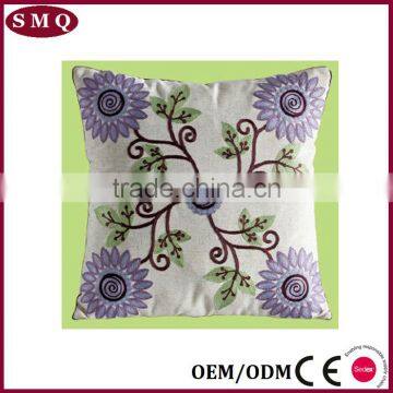 45*45cm Custom Embroidered Decorative Square Pillow photo-4