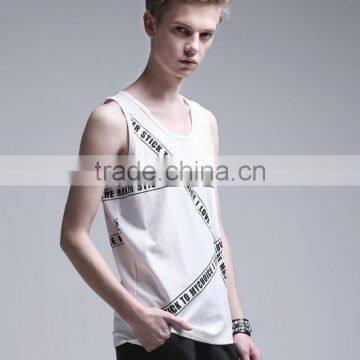 New Men's T-Shirt Tank Top In Gym Muscle Singlet Low Price Tank Top Mens Sports photo-2