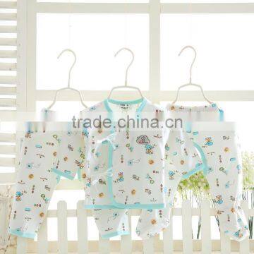 Wholesales Spring Autumn Cotton Printing Baby Clothes Set Wear photo-2