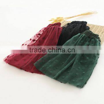 Spring Solid Color Cotton Tutu Girls Skirt Leggings photo-6