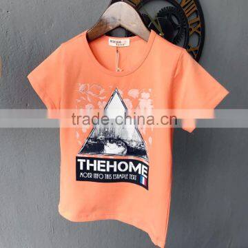 Wholesales Summer Cotton Printing Boys Baby Kids Cartoon T-shirts photo-3