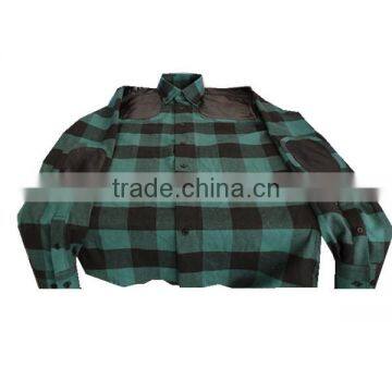 Unique Flannel Shirts for Men Elbow Patch Mens Casual Dress Shirts photo-3