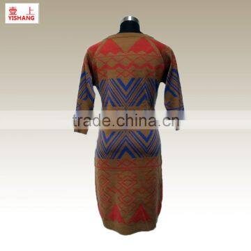 Hot Sale!Jacquard 100%Acrylic Sweater Lady Fashion Sweater photo-2