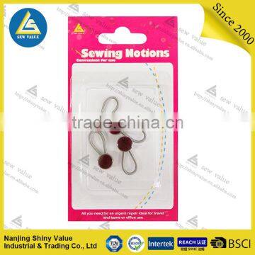 Widely Used Type Metal Buttons Extenders in Different Colors Crystal Bordered in High Tension With Strong Spring photo-4