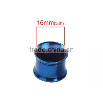 14mm Stainless Steel Ear Stretcher Expander Cylinder Blue Cheap Ear Gauge Plugs photo-2