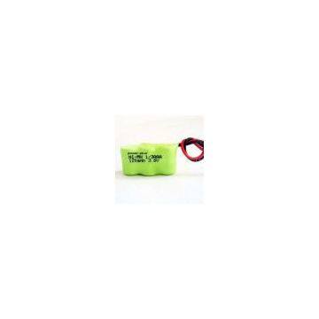 Plug Wire Nimh Rechargeable Battery Packs 1/3AAA 120mAh 3.6v