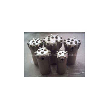 High performance threaded button bits T38/T45/T51