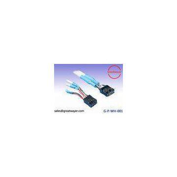 Computer Wire Harness UL 2725 28AWG 1P 24AWG 2C Dupont 2.54  9 Pin Connector