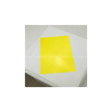 China Transparent Yellow PVC Cover