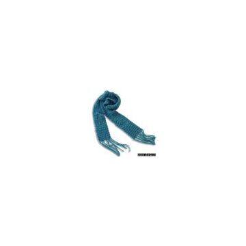 Sell Hand-Knitted Flower Scarf (Soft Acrylic Mohair)