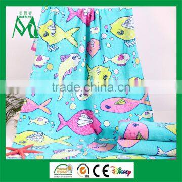 Microfiber hand towel printed antibacterial