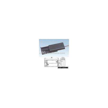 2AA battery holder with cap and ON/OFF switch/battery box/snap