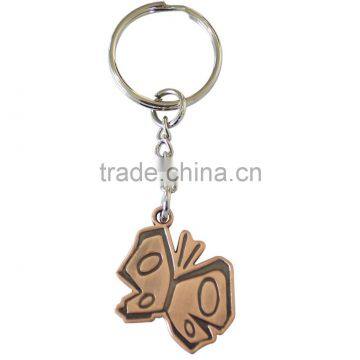 2016 Decorative Personalized Metal Butterfly Keychain