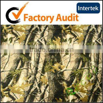 woodland camouflage fabric