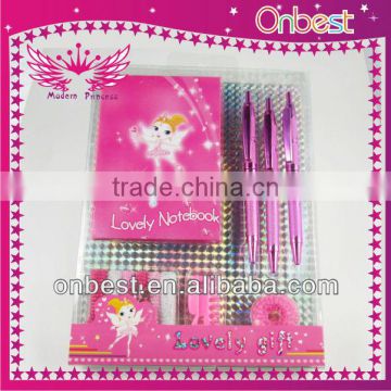 diary and hair accessory set