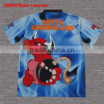 100 polyester custom plus size bowling shirts for men