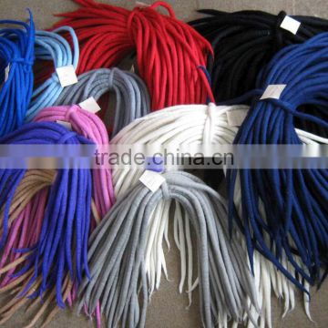 New Zealand sheep wool multi colors felted dreadlocks/ Nepal made wool dreadlocks/ Hand made dreadlocks