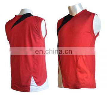 Customized polyester mens basketball jersey top
