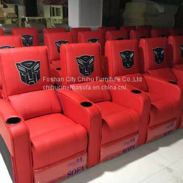 Wholesale leather recliner cinema sofa,hot sale comfortable cinema seats vip