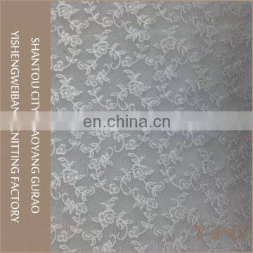 Beautiful Classic Knitted White Flower Stretch Irish Lace Fabric photo-3