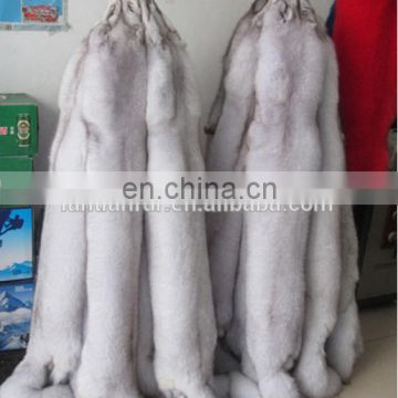 Blue fox fur skin in high quality