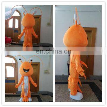 HI CE 2017 High quality Funny Shrimp mascot costume for party, adult