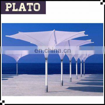 Oxford cloth wind resistant beach tulip umbrella for wholesale