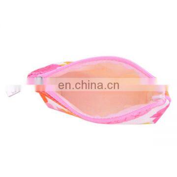 Wholesale Printed Canvas Cosmetic Bag With Zipper photo-5