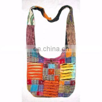 Indian Handmade Cotton Canvas Hippie Bags Manufacturer