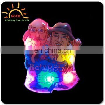 LED Custom Lighted Badge/LED Flashing Badge/LED Badge photo-5