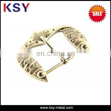 Engraved Metal Pin Buckle for Shoes