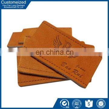 Fashion design jeans leather patch labels