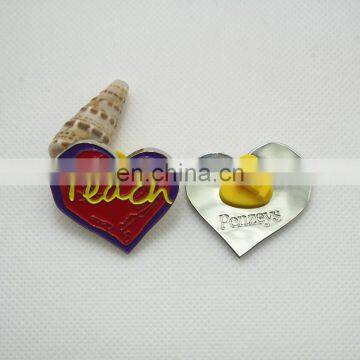 Customized soft enamel brass heart shaped lapel pin badge