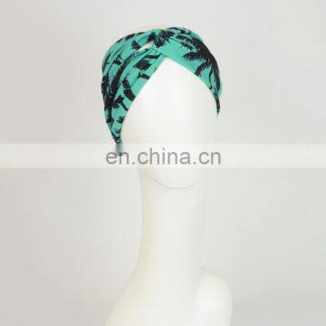 Custom Printed Yoga Sport Headband Wholesale Moisture Wicking Running Hair Headband For Women