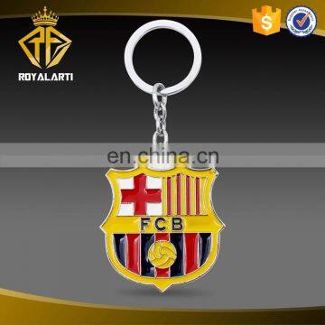 Custom FCB Football Club Metal Keyholder in Silver Plating