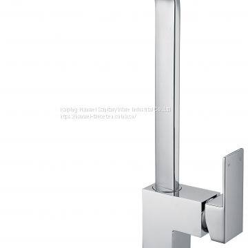 Deck Mounted Black Color Chrome Finished Swivel 3 Way Kitchen Faucet Supplier Brass Kitchen Faucet photo-5