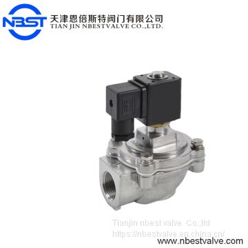 DN20 Normally Closed Low Pressure Solenoid Valve Purity Pulse For Clean Dust