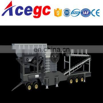 Mobile coarse crushing station machine for sale