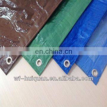 waterproof canvas pe fabric polyester tarpaulin