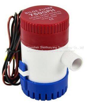 12V/24V, 350/500/750/1100 GPH marine boat Bilge Pump
