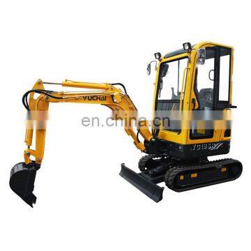 YUCHAI 2 ton new excavator price cheap mini excavator YC18SR